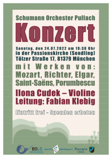 Konzert des Schumann Orchester Pullach